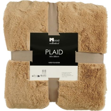 In The Mood Collection Plaid Marron clair H2xl150xL200cm (1/4)