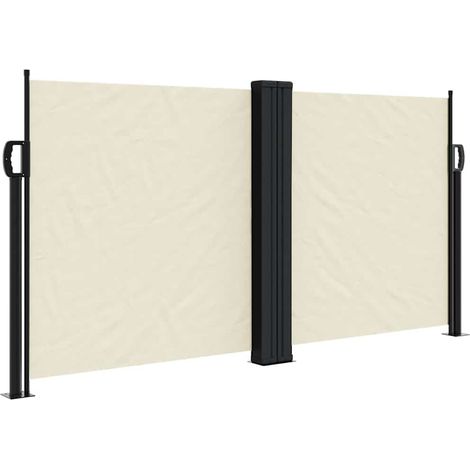 Maison Exclusive - Tenda da Sole Laterale Retrattile Crema 120x600 cm