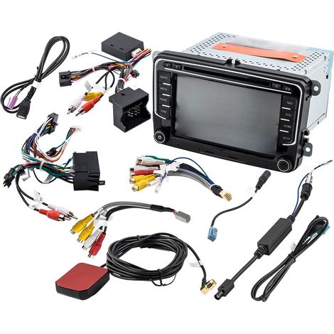 Radio Android 10 7" Touch for VW Jetta Sagitar 2006-2013 2Din GPS DAB+ RDS USB (1/5)