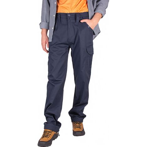 Herren-Cargohose mit Taschen, Farbe: Firi, marineblaue Herren-Cargohose mit Taschen, Größe 36