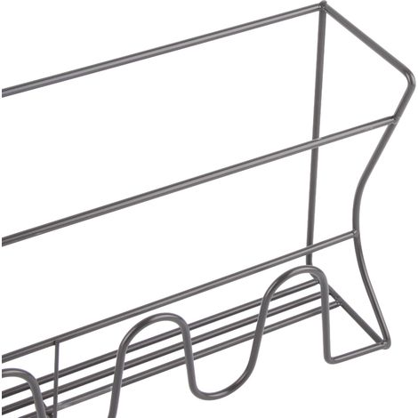 Schuhregal ohne Bohren, einfach vor einer Tür zu montieren, wandmontiertes Pantoffelregal fürs Badezimmer, clevere Schuhaufbewahrungslösung, großes Schuhregal. (1/5)