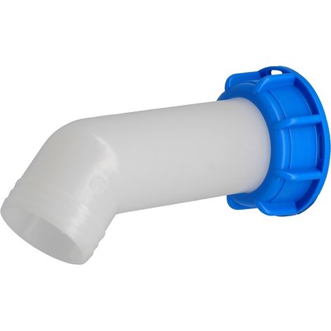Gt Market – Bec de vidange prolongateur 2 pouces (56 mm) pour cuve à eau – Joint d'étanchéité EPDM inclus – Longueur 15 cm – S60X6