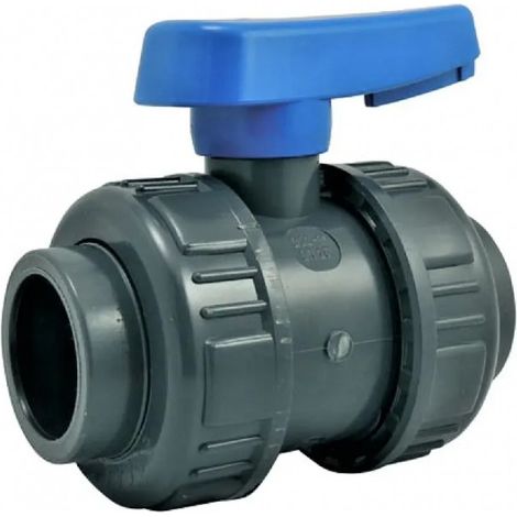Poolventil mit Kugel, doppelte Verbindung Durchmesser 63 mm