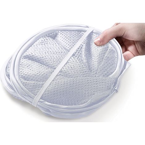 Cesto De Ropa Plegable - Cesto Pop Up De Malla Transpirable Para Lavandería - Ideal Para Dormitorio De Estudiantes, Viajes Y Acampada - Negro (1/5)