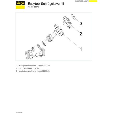 VIEGA 756970 Robinet à siège incliné Easytop (1/5)