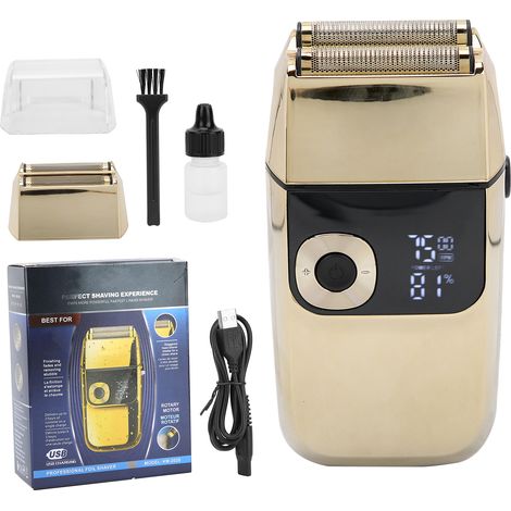Tonduire électrique rechargeable homme avec écran LCD, outil de rasage tête chauve et barbe, tondeuse visage rechargeable pour hommes. (1/5)