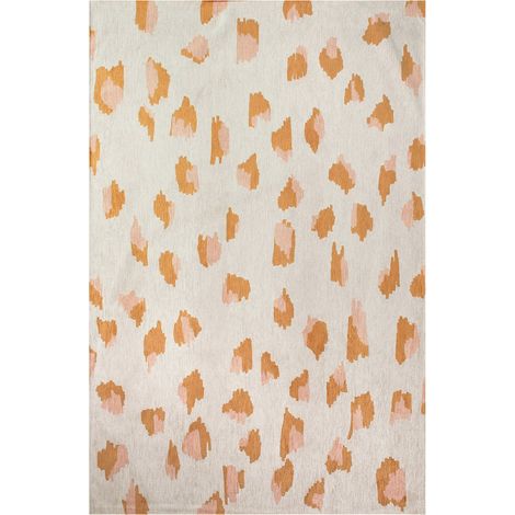 Tapis intérieur extérieur leo motif animalier blanc - 200 x 280 cm (1/5)