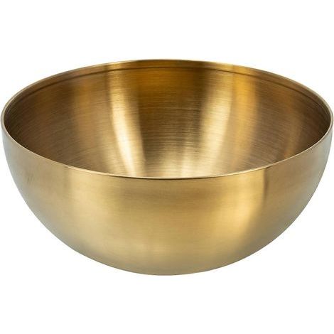 Saladier multifonction, récipient de rangement pour fruits, bol de rangement en acier inoxydable-15.00X15.00X7.00CM-Golden (1/4)