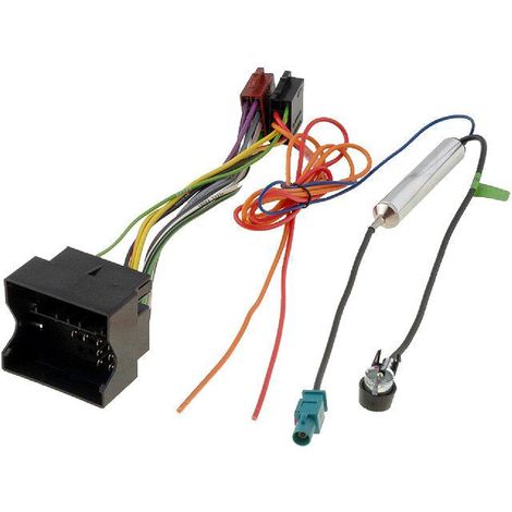 Kit Fiche ISO autoradio compatible avec Opel ap05 -Adaptateur antenne