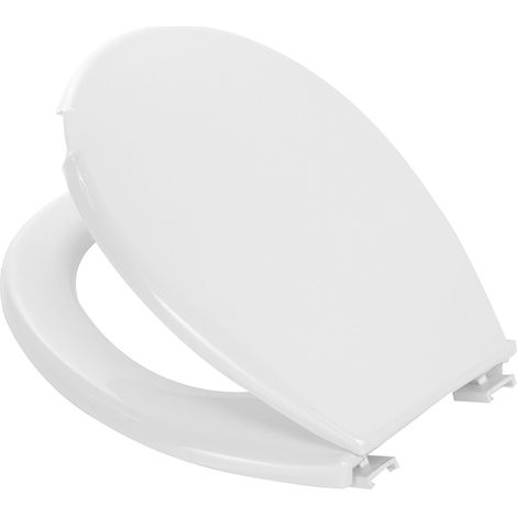 COPRIWATER TAVOLETTA SEDILE WC BAGNO IN POLIPROPILENE BIANCO 45x38cm EASY (1/5)