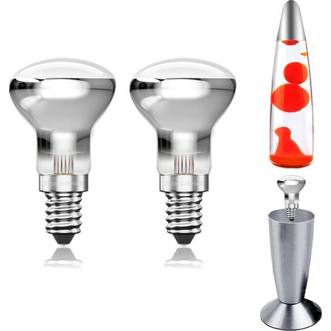 Lavalampen-Leuchtmittel, 30 W, E14 R39, warmweiß (2700 K), dimmbar, für Salzkristalllampen und Nachtlichter (1/5)