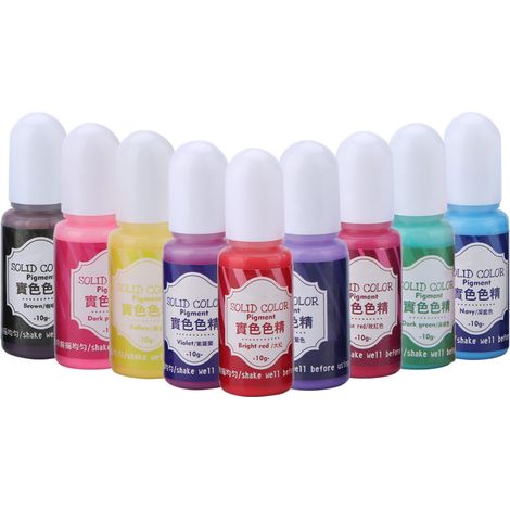 Colle solide 9 couleurs pour mélanger à la main des matériaux de bijoux DIY à base d'huile (1/2)