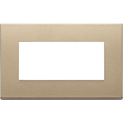VIMAR - 22654.88 Placca 4M oro satinato