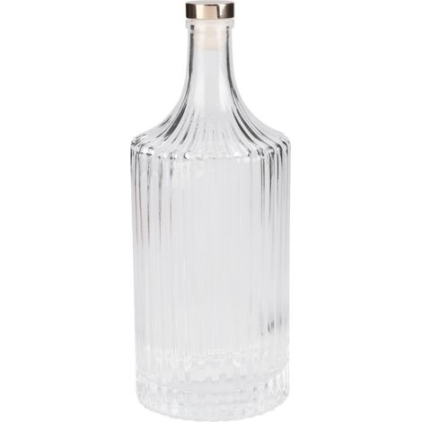 Glasflasche mit Korken, 1 l (1/2)