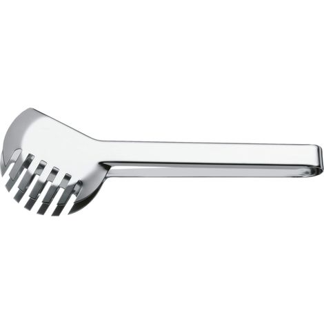 Molla per pasta, circa 21 cm, in acciaio inox lucidato, ideale per insalate e verdure, lavabile in lavastoviglie.