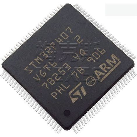Elektronische Bauteile des STM32F407VGT6-Chips STM32F407VGT7, 5 Einheiten zum Zusammenbauen.