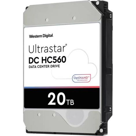 Disco Rigido Western Digital Ultrastar DC HC560 da 20TB SAS 3.5" con 512MB di Cache (1/3)