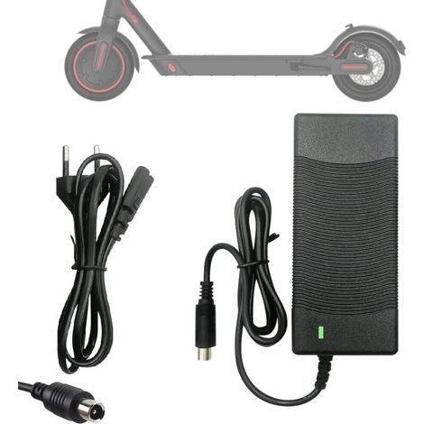 Caricabatterie per Xiaomi M365, caricabatteria per scooter elettrico 42V 2A, caricabatteria rapido