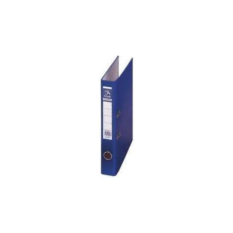 DOHE ARCHIVADOR CARTÓN RIGIDO FORRADO PP PALANCA FOLIO LOMO ESTRECHO RADO AZUL