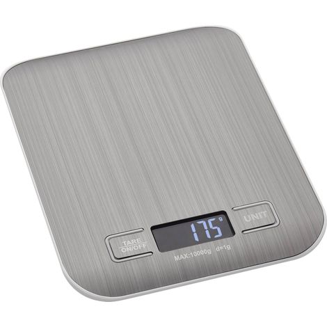 TFA DOSTMANN AMARETTI BALANCE DE CUISINE NUMÉRIQUE PLAGE DE PESÉE (MAX.)=10000 G ARGENT 50.2004.54 (1/2)