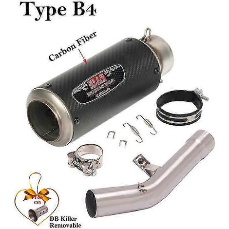 Système d'échappement pour moto Suzuki GSF650 GSF1250 GSX650F GSF 650 1250 GSX 650F 2007 - 2018 : silencieux DB Killer, tuyau d'échappement (type B4) (1/5)