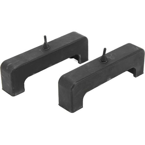 2 Bagues Amortisseurs en Caoutchouc Noir pour Support de Radiateur, Remplacement pour Express 2500 Années 1996-2019, Lot de 2 (1/5)