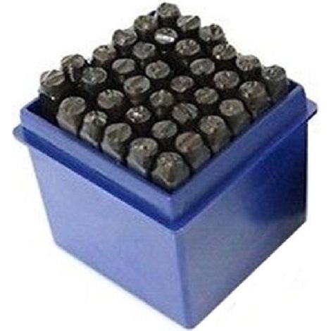 Punzoni Numeratori Lettres Et Chiffres + Symbole "auto" 36 Pièces 4 Mm