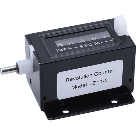 Compteur mécanique à 5 chiffres, plage 00000-99999, réinitialisable, haute précision, dimensions compactes