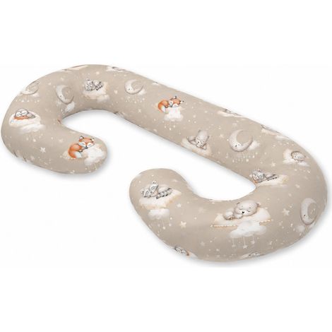 Funda de almohada de algodón para almohada de embarazo tipo C - Twinkle Woodland (1/4)