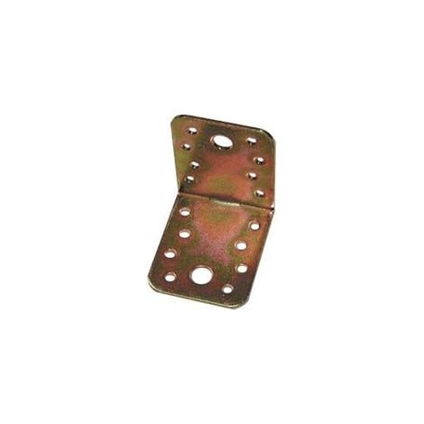 Piastra di Giunzione ad Angolo ART.846 55 MMX65X65 Spessore 2,5 mm 50 Pezzi