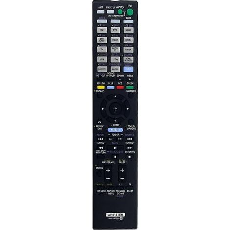 Télécommande de remplacement pour système audio-vidéo, commande à distance pratique pour appareil audiovisuel, installation simple et utilisation quotidienne