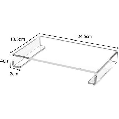 Plateau de comptoir de salle de bain en acrylique : lot de 2 plateaux pour cuisine et salle de bain (1/5)