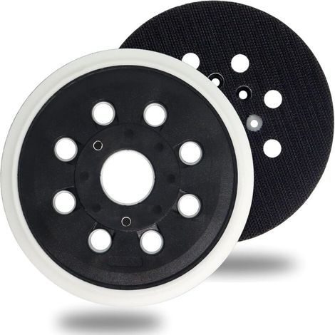 Plateau de Ponçage 125 mm Compatible avec Bosch RS035 GEX 125-1 AE. PEX 220 A. PEX 220 AE. SKIL 7402/7490 Ponceuse Excentrique par Poweka (1/5)