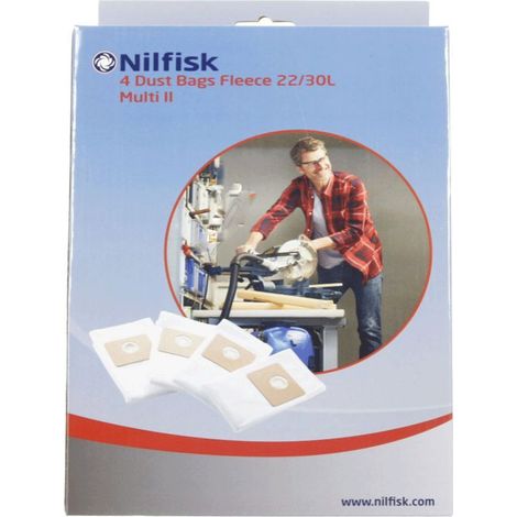 Ersatzteil - 4 Beutel für Multi II 22/ Multi II 30 - - NILFISK