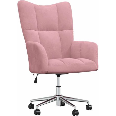 Chaise de salon,Chaise de relaxation Rose Velours CFW53812 (1/5)