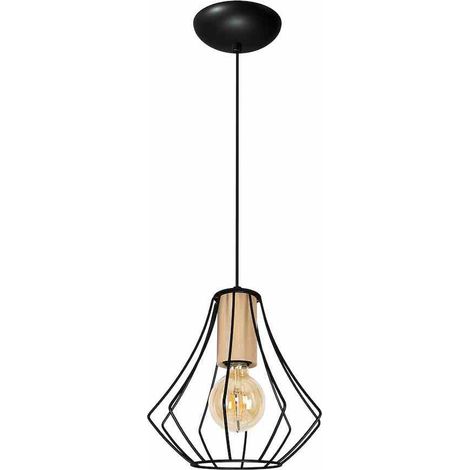 Lampada a sospensione Will nera 1XE27 (1/2)