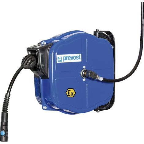Enrouleur pneumatique PREVOST Montage mural - Ressort de rappel 10mm - 12m - G 3/8" femelle ( Prix pour 1 )