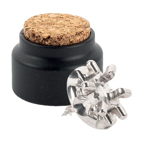 Kit de Fixation : Vis placo Longueur 16 mm Alu et butée de porte Noir - L'Attachante (1/5)