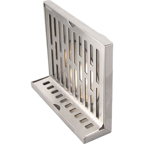 Seitlicher Bodenablauf aus korrosionsbeständigem Edelstahl 304, L-förmig, dickwandig, für Badezimmer oder Hotel, 5 Zoll (12,7 cm) für 110 mm Rohr. (1/5)
