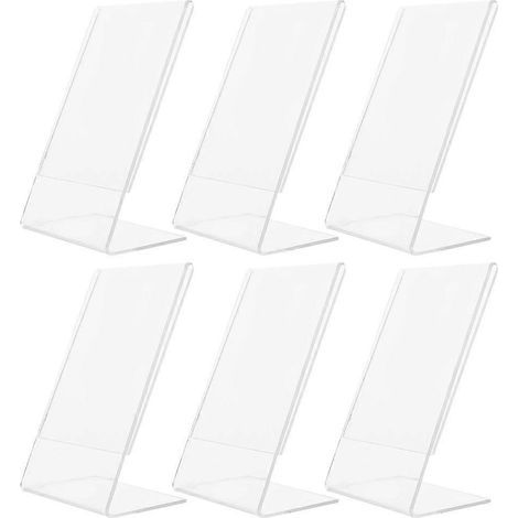 Acryl-Fotorahmen, Präsentationsständer und Halterungen für Fotos – 8,5 x 5,5 x 3,5 cm – Transparent (1/3)