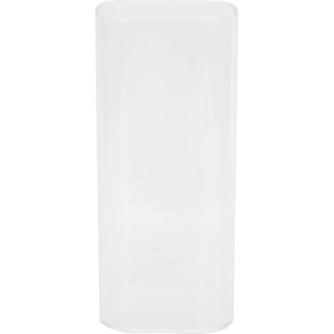 Verre à boire carré 400ml résistant à la chaleur pour lait, boissons, petit-déjeuner, motif couronne (1/5)