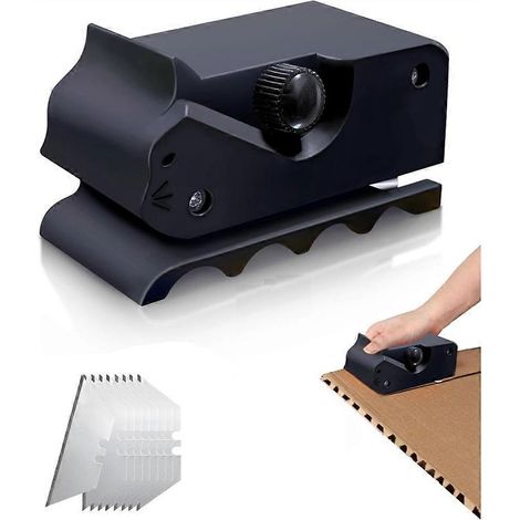 Coupe-carton pour griffoirs pour chats, comprend 10 lames, non imprimé en 3D, pour les amoureux des chats (noir, non imprimé en 3D) (1/5)