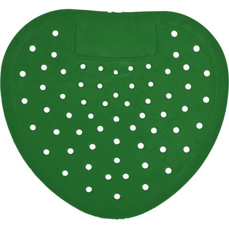 Écran urinal anti-éclaboussures parfumé, grand format pour toilettes publiques et salles de bains - Vert (1/5)