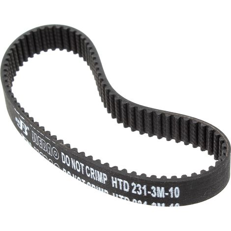 Courroie 231x10 - htd231-3m-10 - coupe bordures black & decker (1/2)