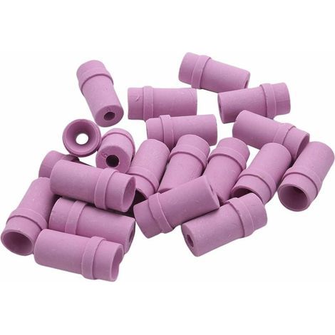 Lot de 20 buses de sableuse en céramique 6mm – Couleur violet – Résistance à l'usure pour sablage de surface (1/5)
