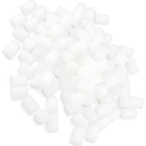 Lot 100 éponges hydroponiques pour semis 19×25mm, Blocs mousse germination, Culture hors-sol propre, Réutilisables (1/5)