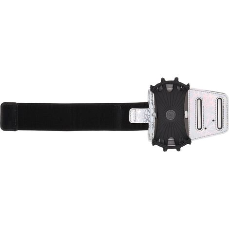 Support de Téléphone pour Bras de Course Rotatif 360° avec Poche de Rangement pour Câbles et Écouteurs, Couleurs Vives, Taille Grande (1/5)