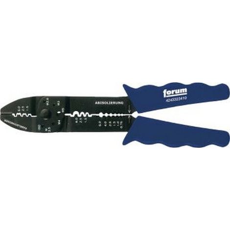 Pinze Per Capicorda E Connettori, Conduttore Da 0,5 A 6 Mm², Utilizzo: Capicorda Non Isolati, Lunghezza 220 Millimetri
