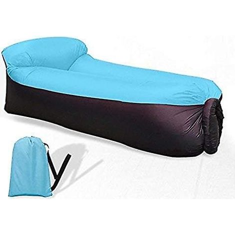 Fauteuil de jardin gonflable portable avec sac de transport - Imperméable - Idéal pour le camping et la piscine (1/5)