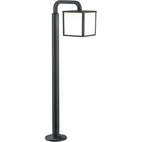 Borne lumineuse extérieure Cubango anthracite 100cm E27 Trio (1/3)